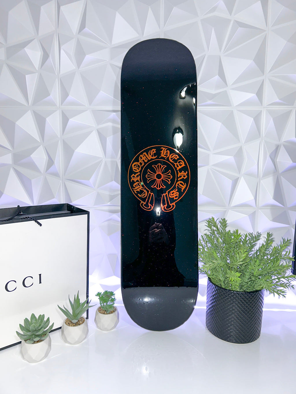 Chrome Hearts Skateboard 'Blood Orange' – Platinum Designs