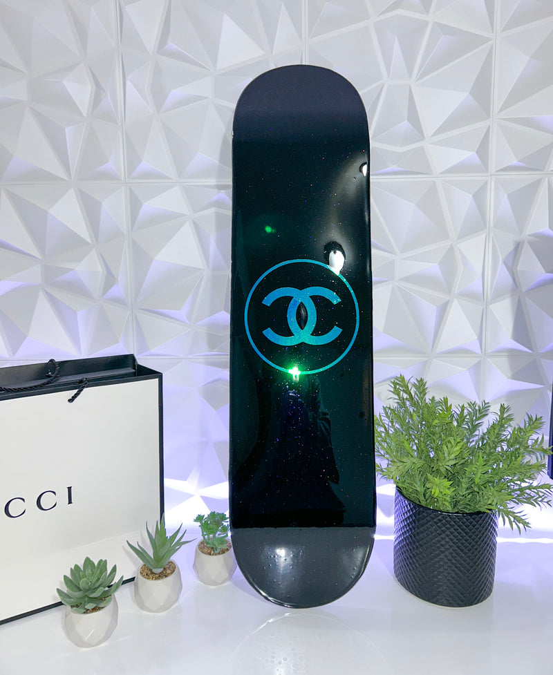 Chanel Skateboard ‘Galaxy Blueberry Lime’