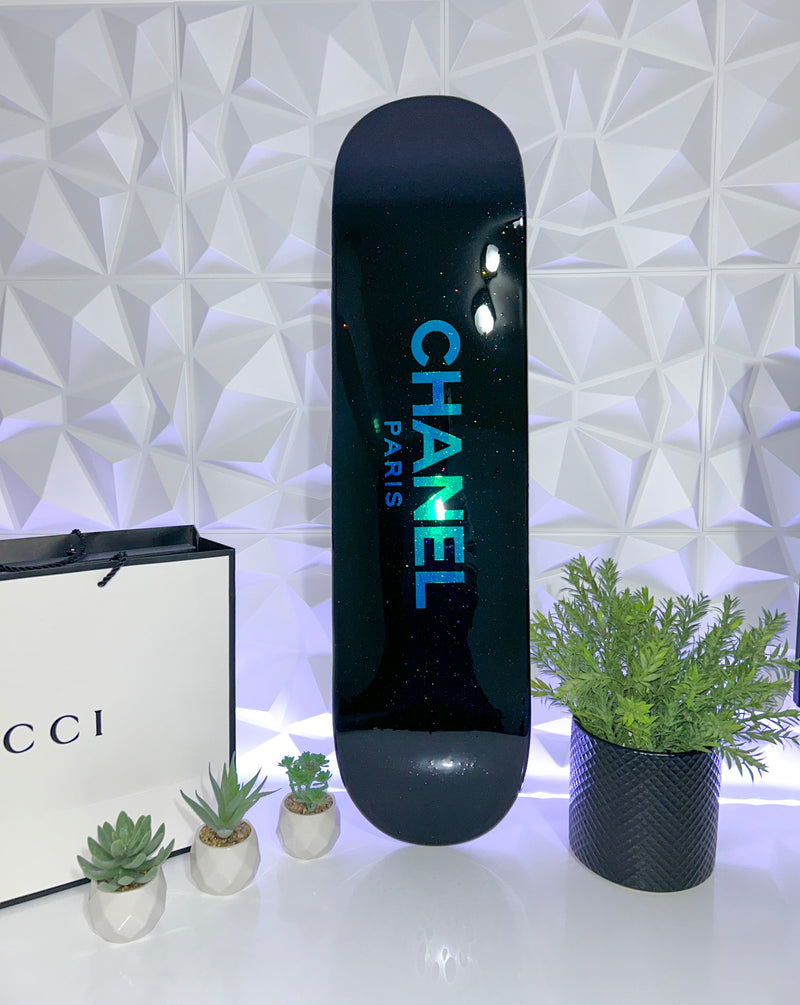 Chanel Skateboard ‘Galaxy Blueberry Lime’